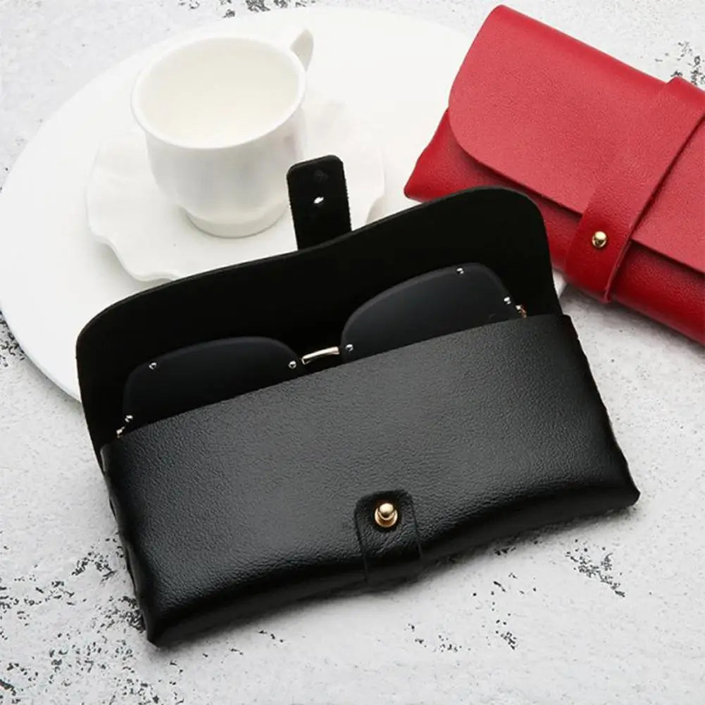 Fashion Portable Glasses Case Imitation Leather Soft Glasses Bag Sunglasses Box Bag Accessories Eyeglasses Case Sunglasses Box