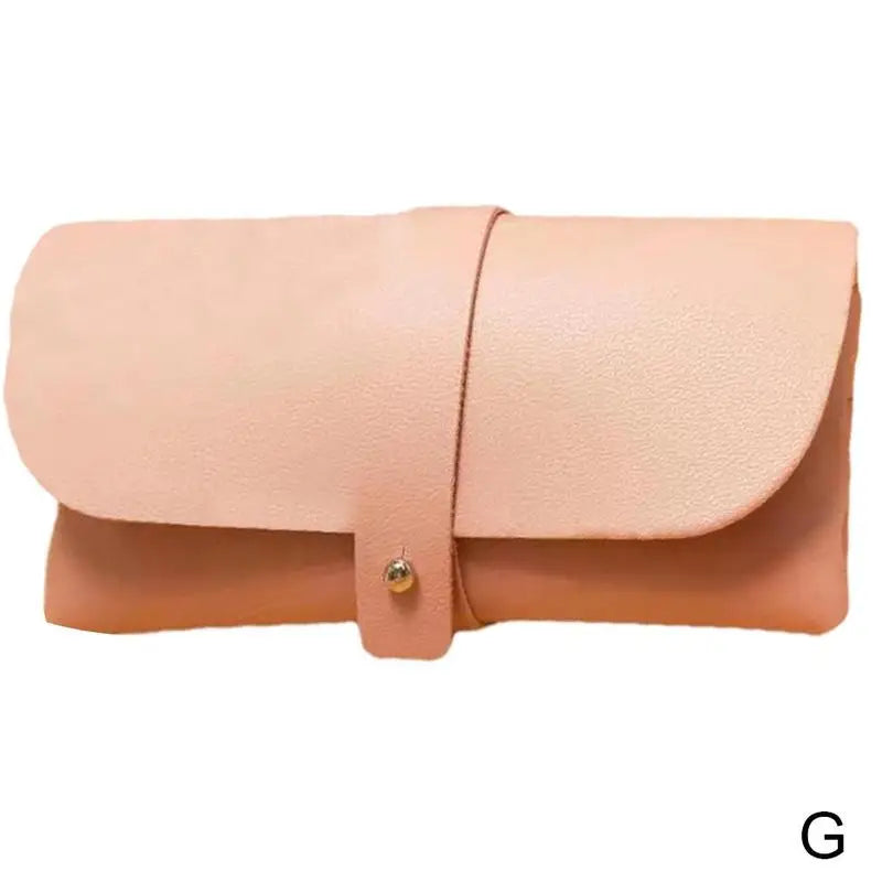 Fashion Portable Glasses Case Imitation Leather Soft Glasses Bag Sunglasses Box Bag Accessories Eyeglasses Case Sunglasses Box