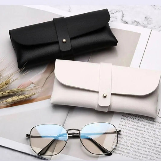 Fashion Portable Glasses Case Imitation Leather Soft Glasses Bag Sunglasses Box Bag Accessories Eyeglasses Case Sunglasses Box